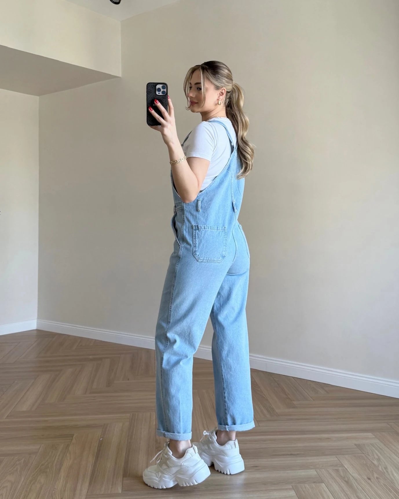 Denim Salopet - Açık Mavi
